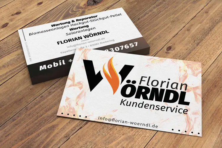 Florian Wörndl Visitenkarten